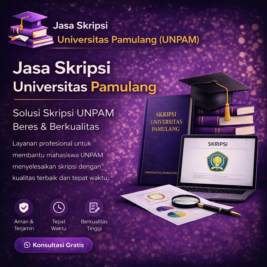 Jasa Skripsi Murah UNPAM Pamulang Revisi Sampai ACC
