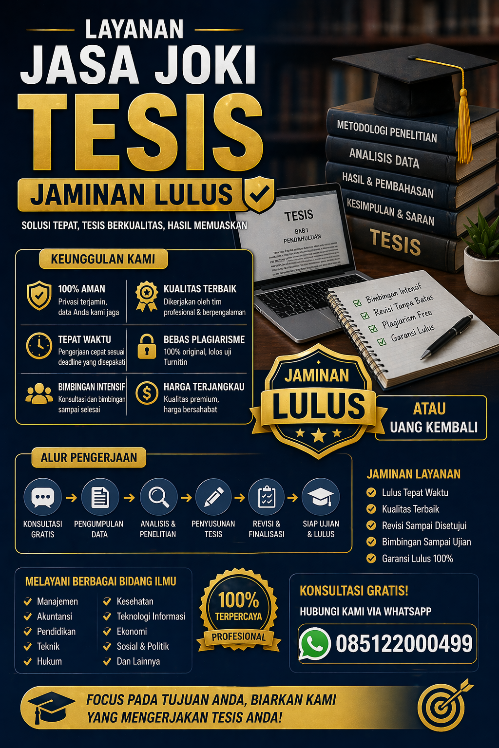 Layanan Jasa Joki Tesis Jaminan Lulus