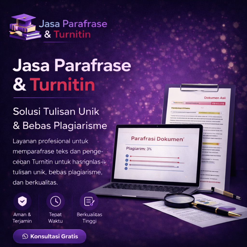 Jasa Parafrase dan Turnitin